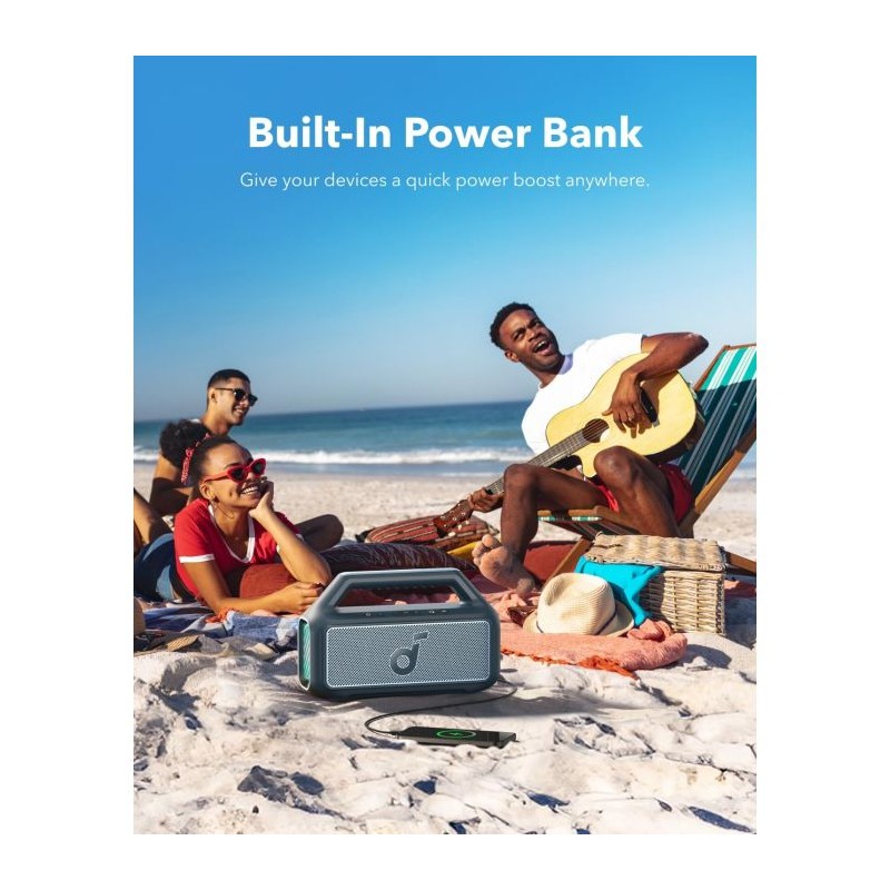 Prenosni zvočnik Anker Soundcore BOOM 2, moder