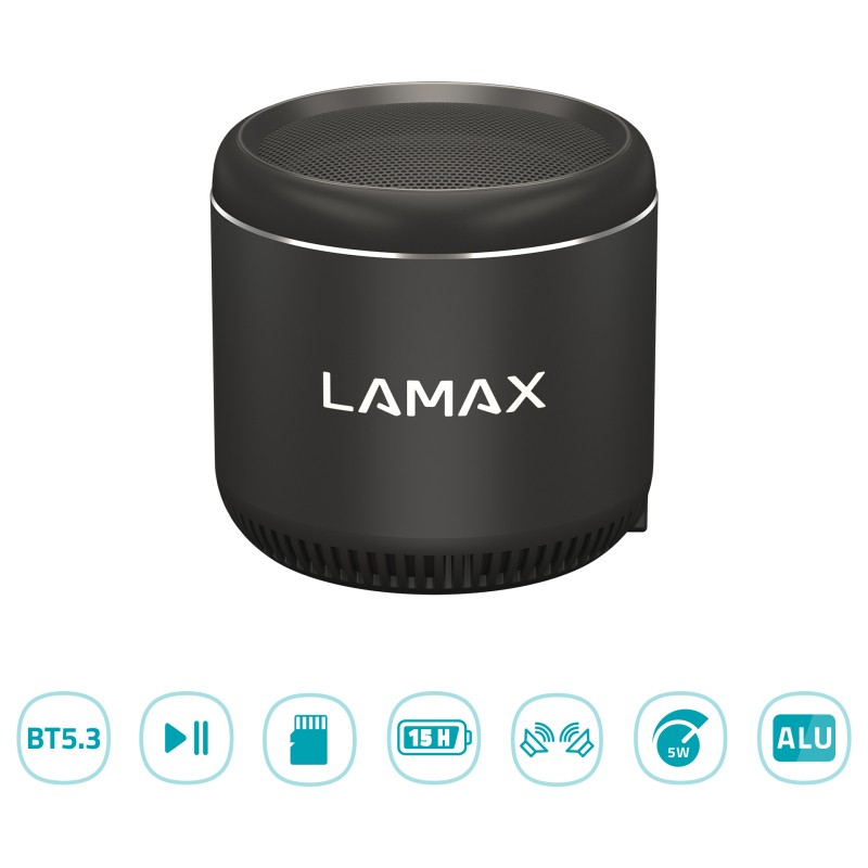 Zvočnik LAMAX Sphere2 Mini, črn
