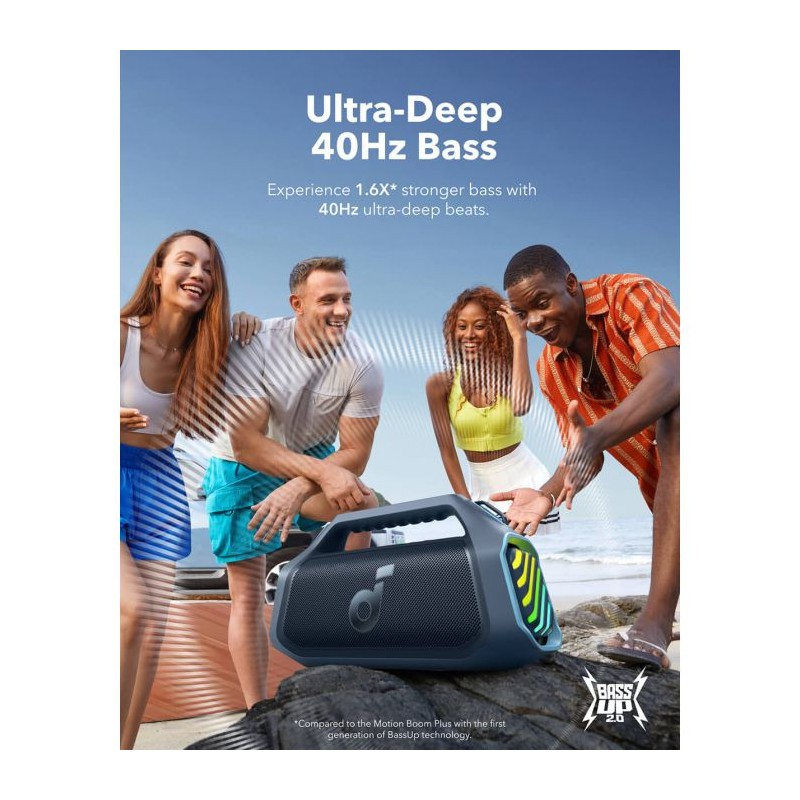 Prenosni zvočnik Anker Soundcore BOOM 2 Plus, moder