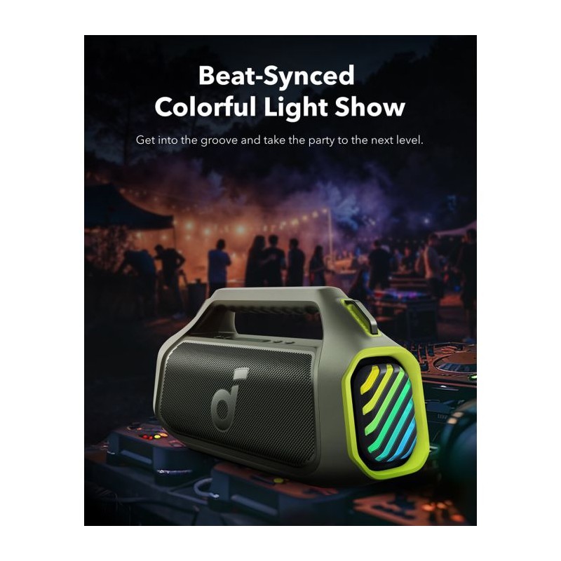 Prenosni zvočnik Anker Soundcore BOOM 2 Plus, zelen