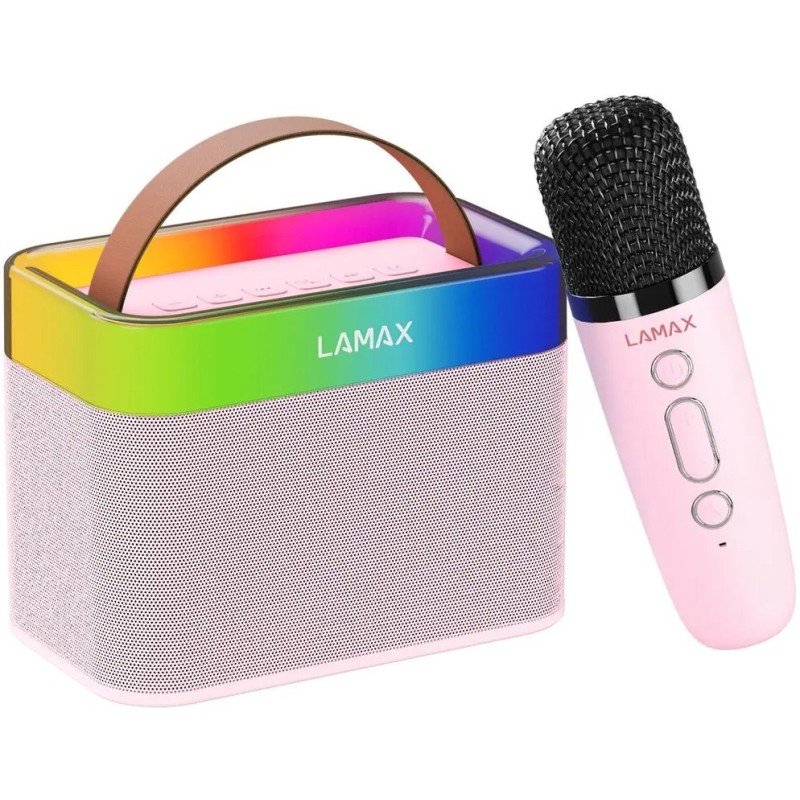 Zvočnik LAMAX KaraokeKid1, roza