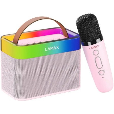 Zvočnik LAMAX KaraokeKid1, roza