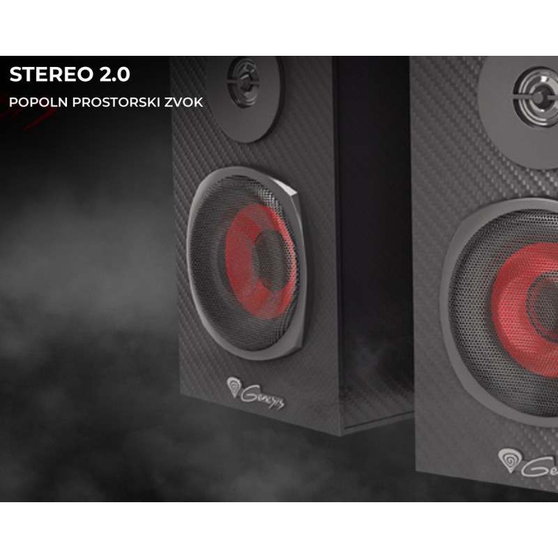 Zvočniki Genesis Helium 200, Stereo 2.0, 20W