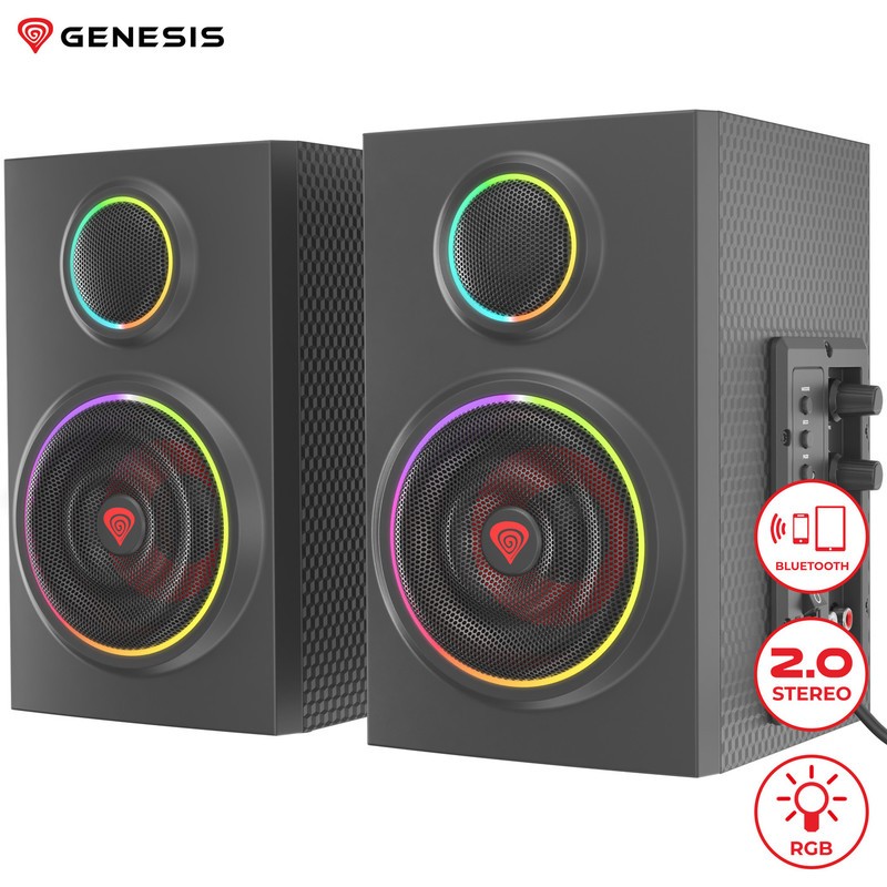 Zvočniki Genesis Helium 300BT , Stereo 2.0, 24W