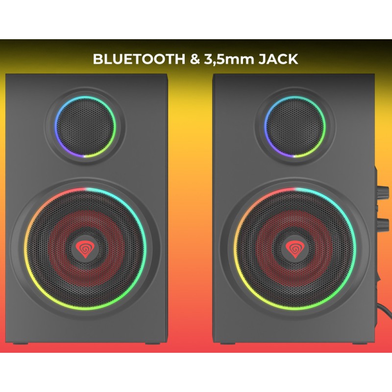 Zvočniki Genesis Helium 300BT , Stereo 2.0, 24W