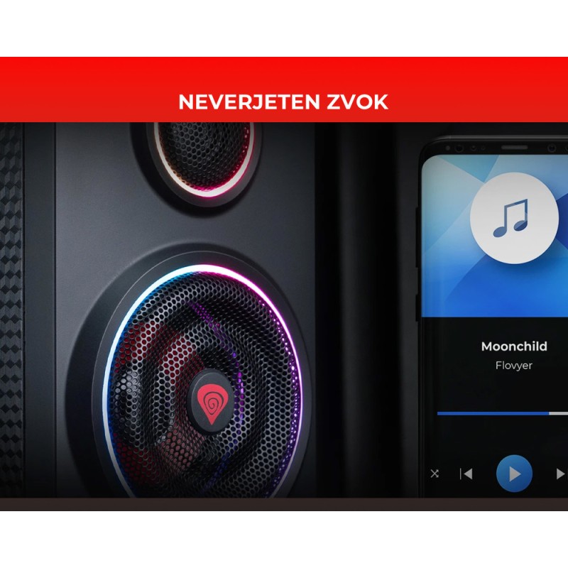 Zvočniki Genesis Helium 300BT , Stereo 2.0, 24W