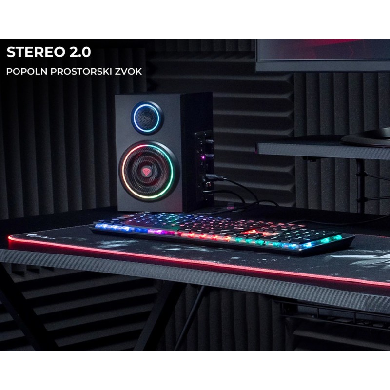 Zvočniki Genesis Helium 300BT , Stereo 2.0, 24W