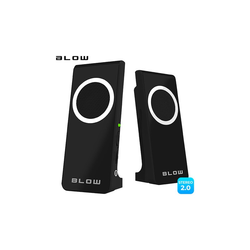 Zvočniki Blow MS-22, 2.0 Stereo, črni