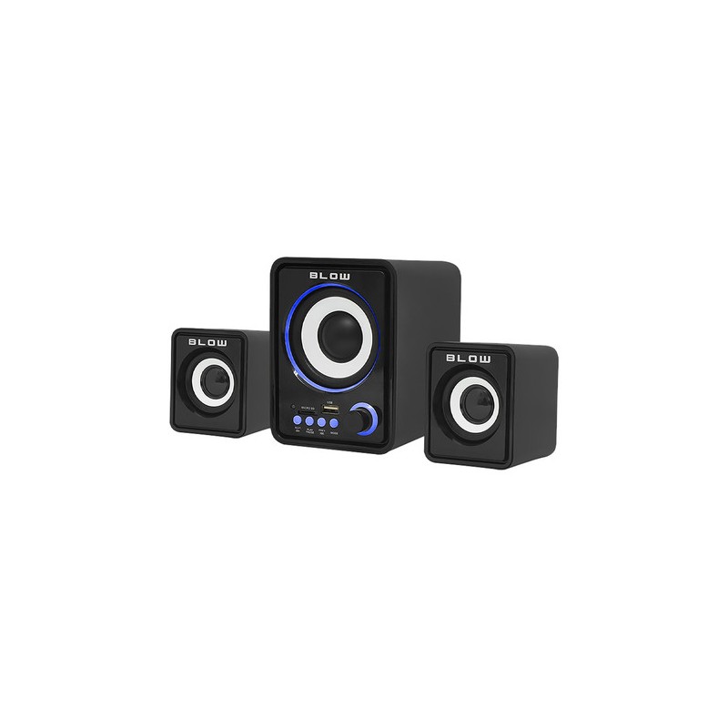 Zvočniki Blow MS-26, 2.1 Stereo, črni
