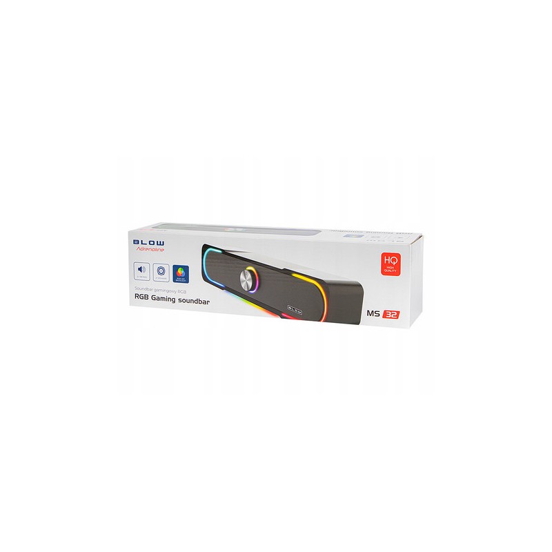 Soundbar Blow MS-32 Adrenaline , 2.0 Stereo, črn