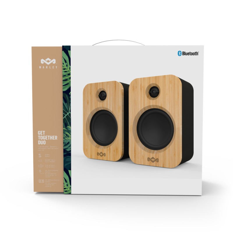 Zvočniki House of Marley Get Together Duo Signature, črni