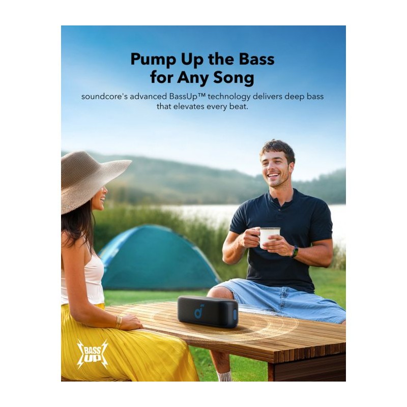 Zvočniki Soundcore Select 2S, črn