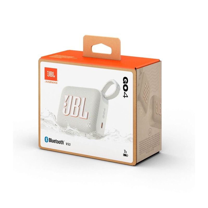 Prenosni zvočnik JBL GO 4, bel