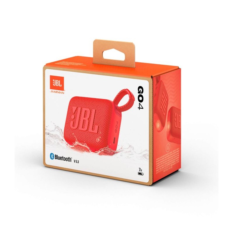 Prenosni zvočnik JBL GO 4, rdeč