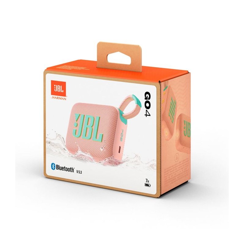 Prenosni zvočnik JBL GO 4, roza