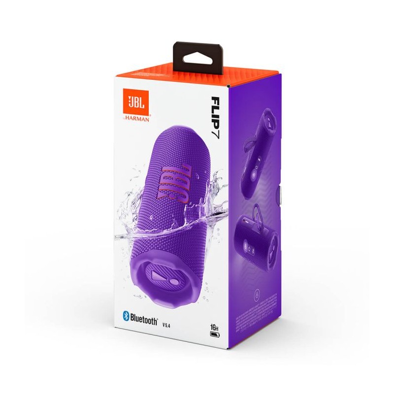 Prenosni zvočnik JBL Flip 7, vijoličen