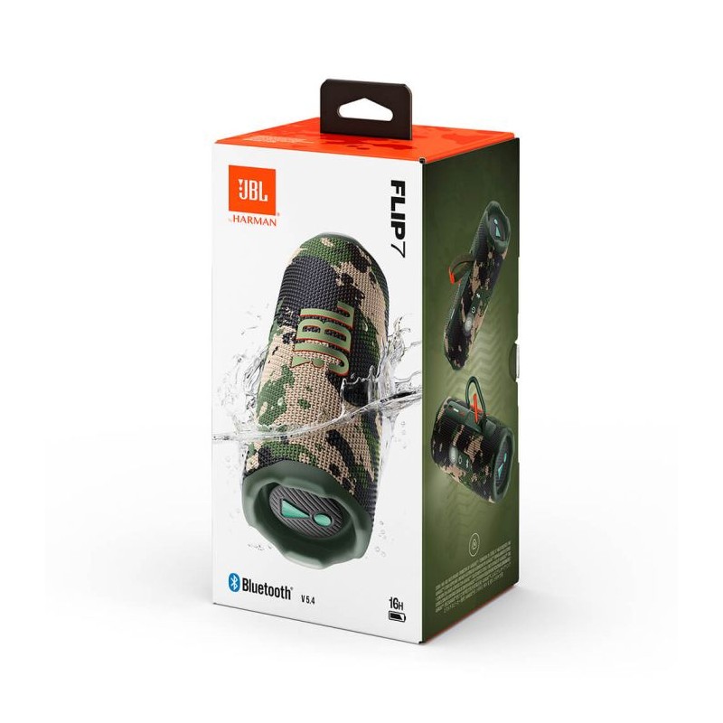 Prenosni zvočnik JBL Flip 7, vojaški