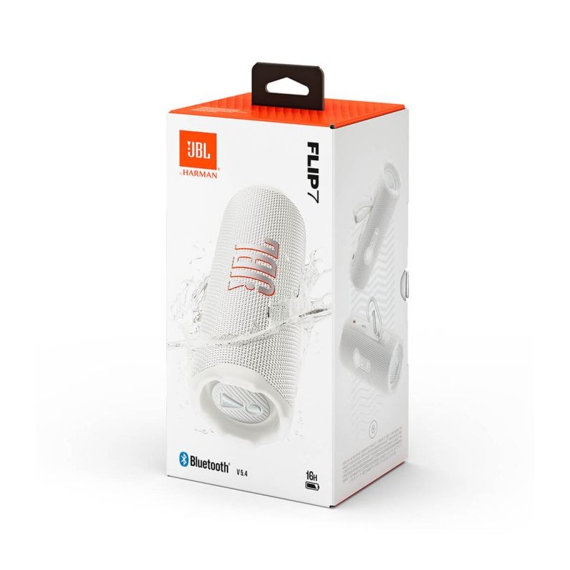 Prenosni zvočnik JBL Flip 7, bel
