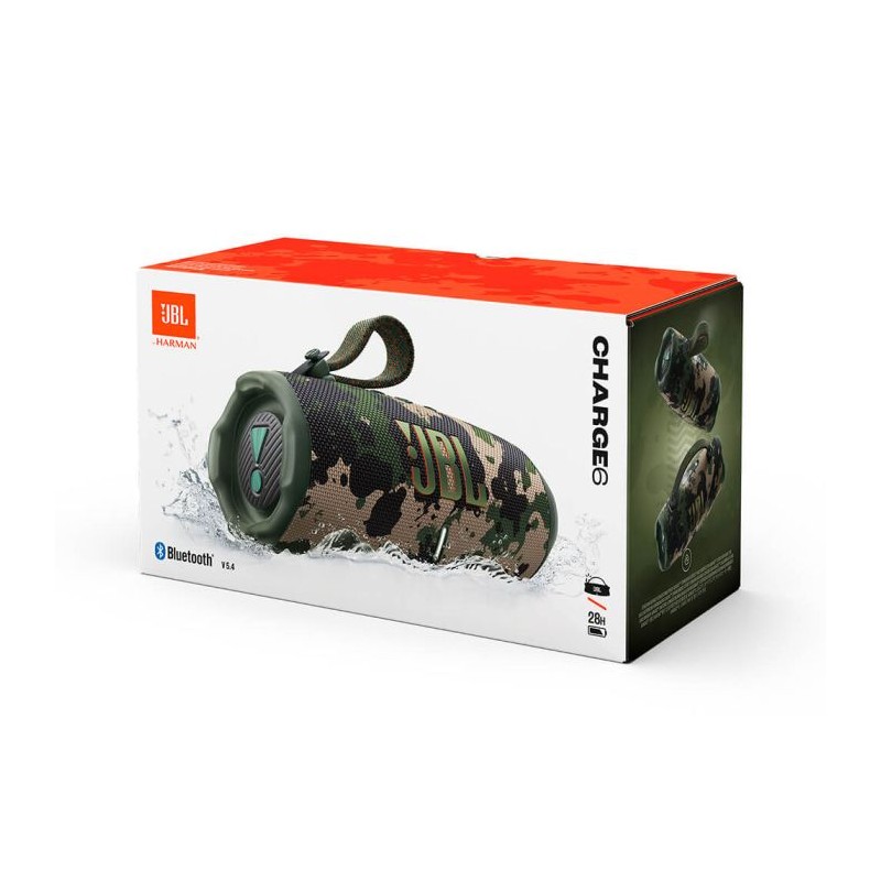 Prenosni zvočnik JBL Charge 6, vojaški