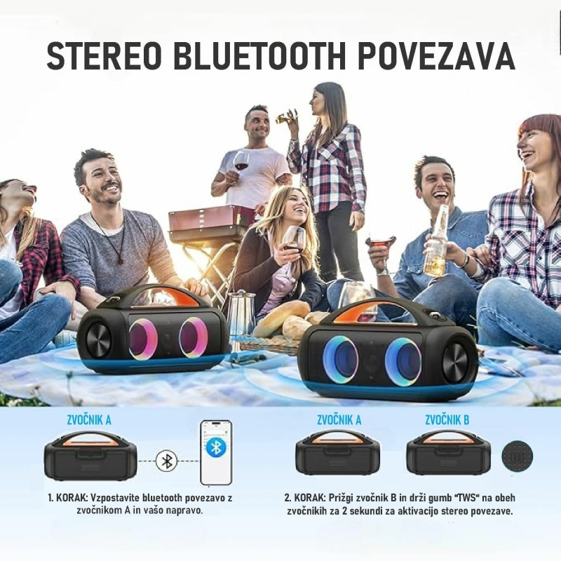Prenosni zvočnik Earfun UBOOM Raver