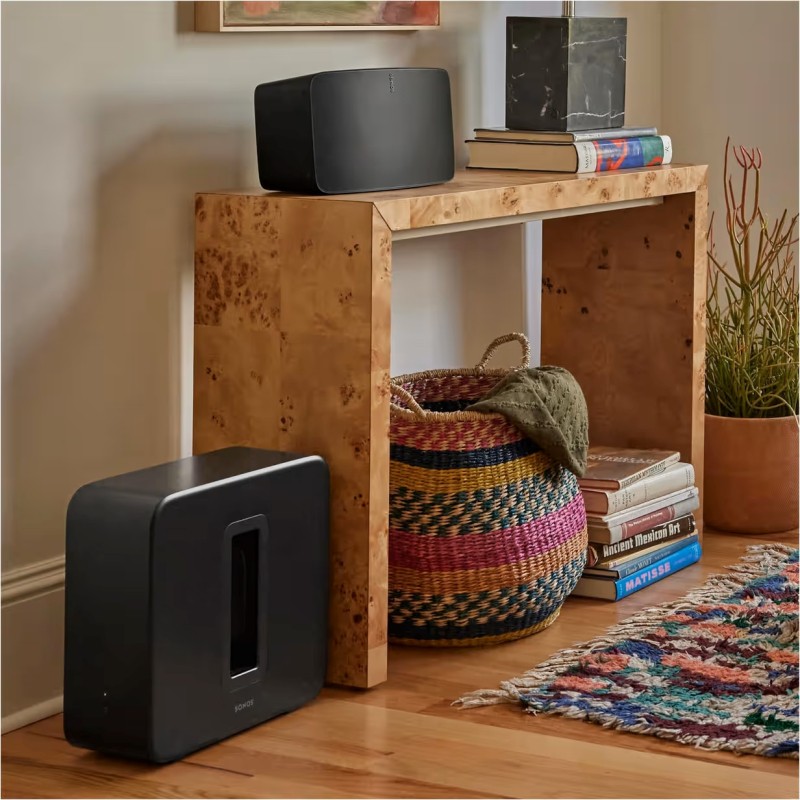 Nizkotonec SONOS Sub 4, črna