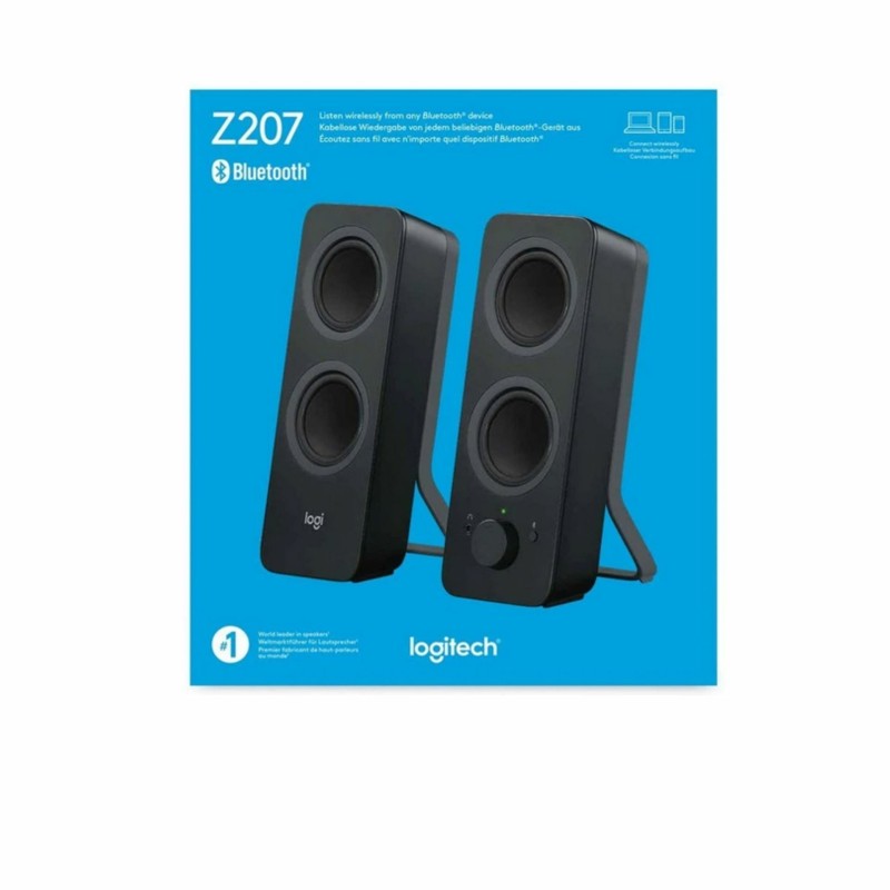 Zvočnik 2.0 bluetooth 10W Logitech Z207, črn