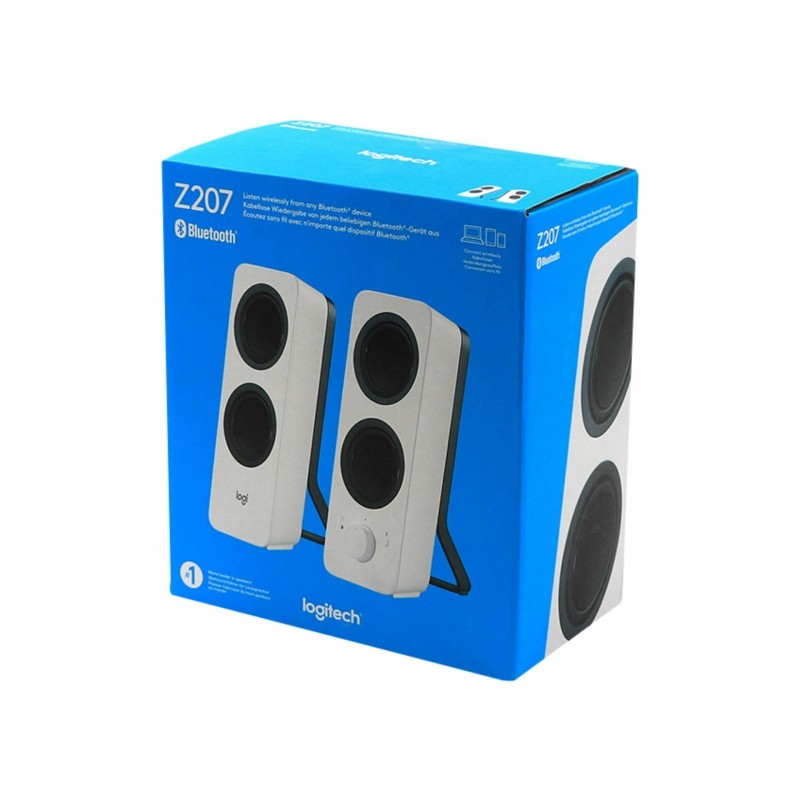 Zvočnik 2.0 bluetooth 10W Logitech Z207, bel