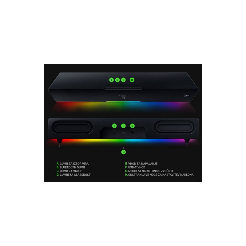 Soundbar Razer Leviathan V2