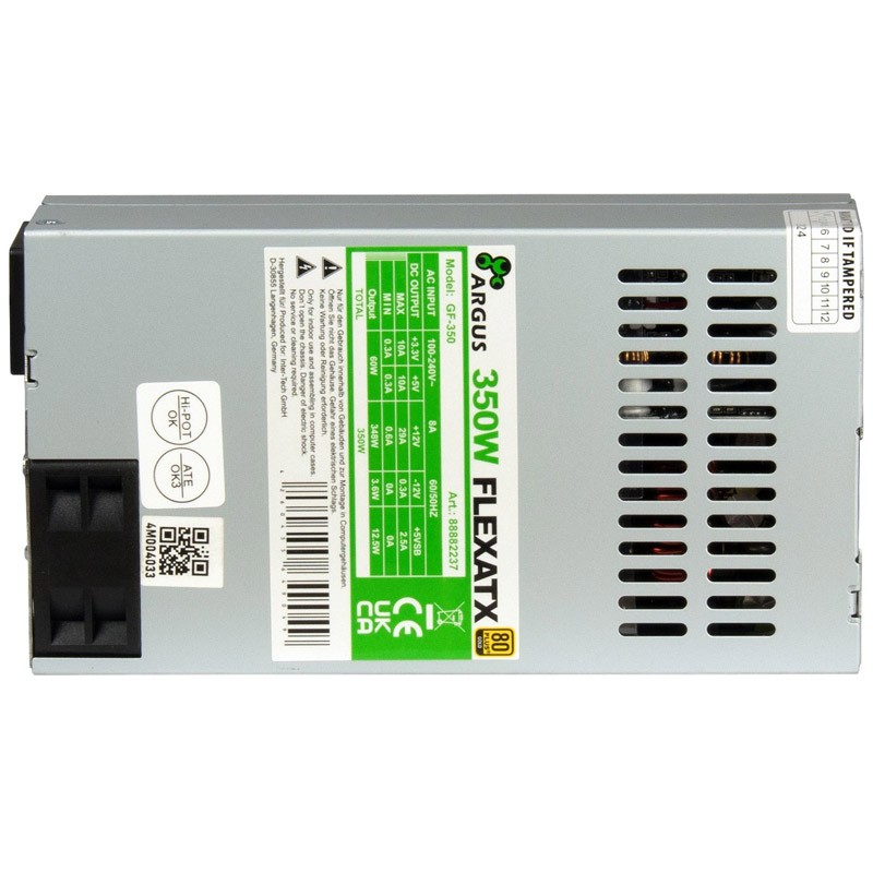 Napajalnik Inter-Tech GF-350W, 80 Plus Gold, bulk pakiranje