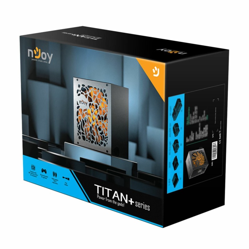 Napajalnik nJoy Titan+, 650W, 80 Plus Bronze