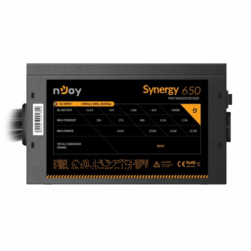 Napajalnik nJoy Synergy, 650W, 80 Plus White