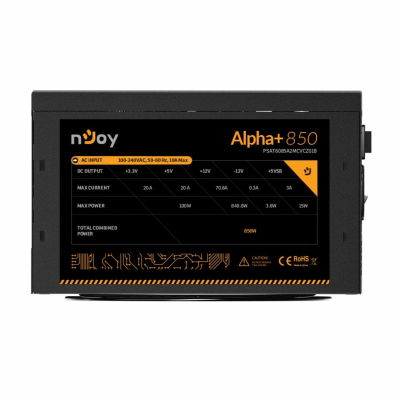 Napajalnik nJoy Alpha+, 850W, 80 Plus Gold