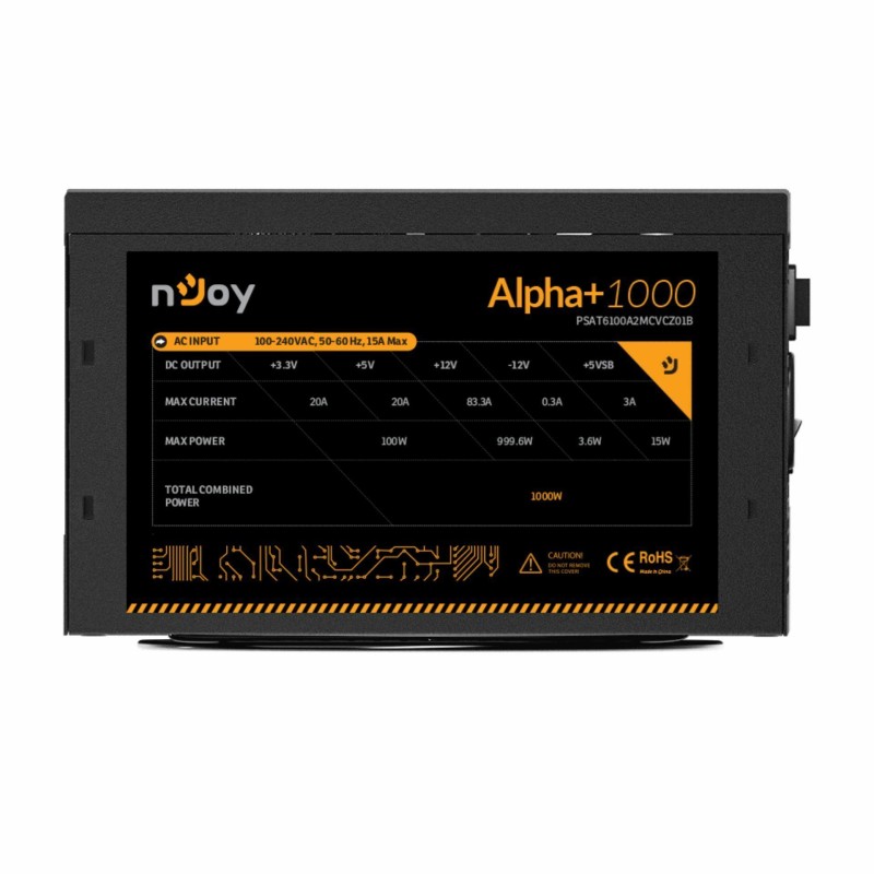 Napajalnik nJoy Alpha+, 1000W, 80 Plus Gold
