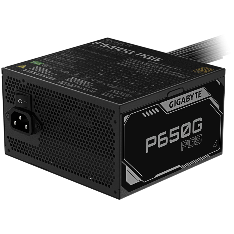 Napajalnik Gigabyte P650G PG5, 650W, 80 Plus Gold