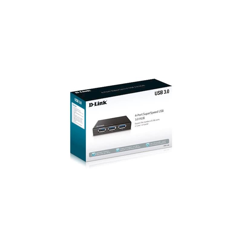USB Hub D-Link DUB-1340/E, 4-portni USB 3.0