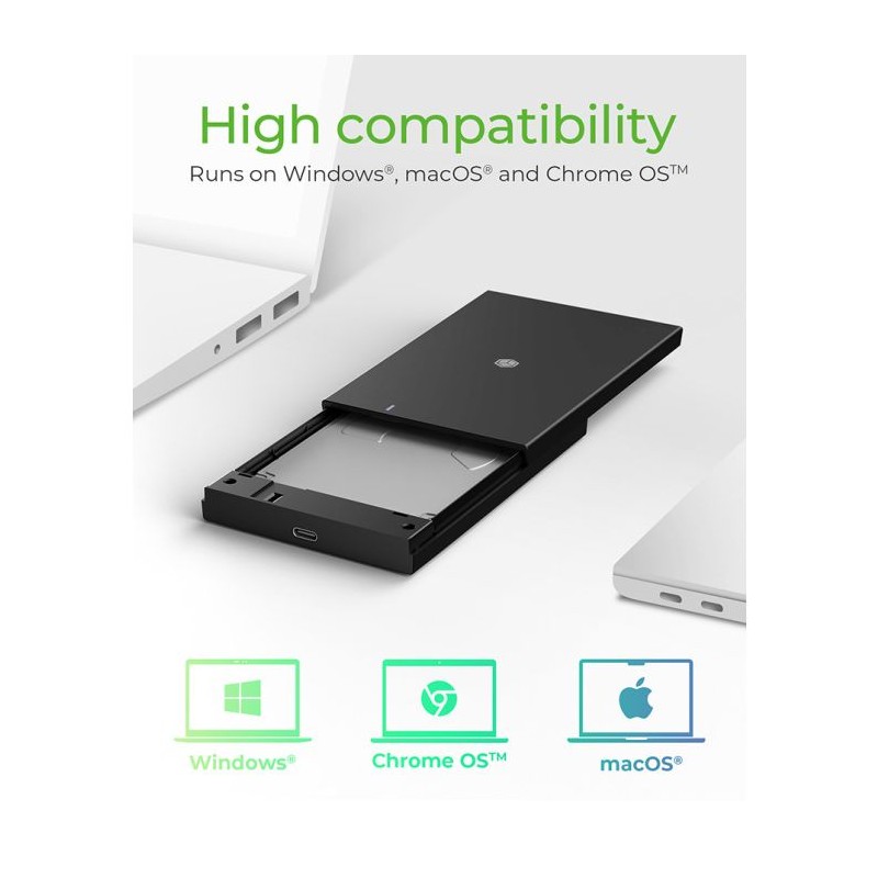 Ohišje za disk IcyBox IB-200T-C3, USB-C 3.2 za 2,5 HDD in SSD