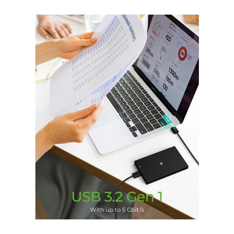 Ohišje za disk IcyBox IB-200T-C3, USB-C 3.2 za 2,5 HDD in SSD