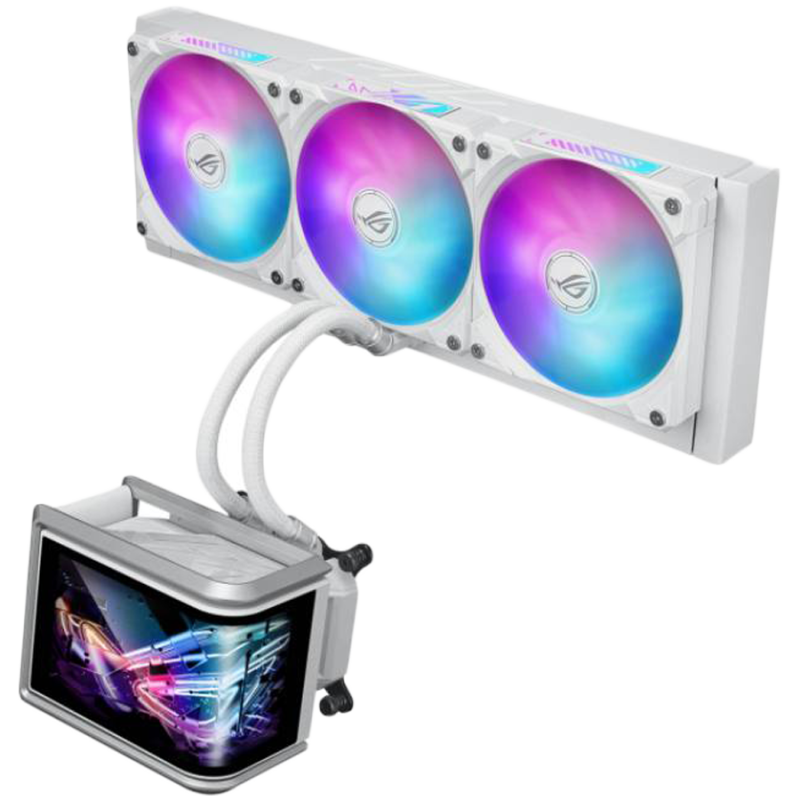 Vodno hlajenje ASUS ROG Ryuo IV SLC 360 ARGB, belo