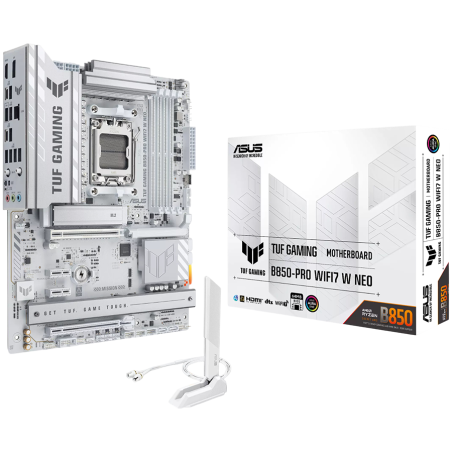 Matična plošča ASUS TUF GAMING B850-PRO WIFI7 W NEO, DDR5, AM5, ATX