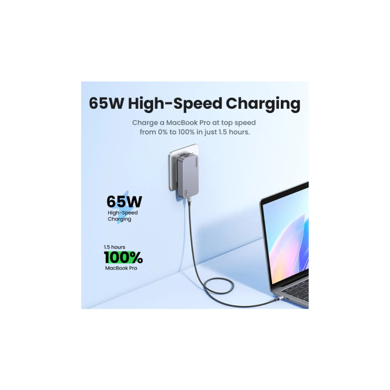 Polnilec Ugreen Nexode Pro 65W, USB-C