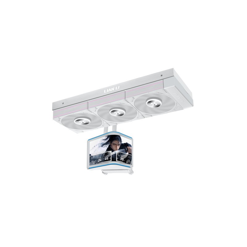 Vodno hlajenje Lian Li HydroShift II OLED Curved 360 P28 V2, belo