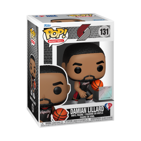 Figura FUNKO POP NBA: BLAZERS- DAMIAN LILLARD (WHITE JERSEY)