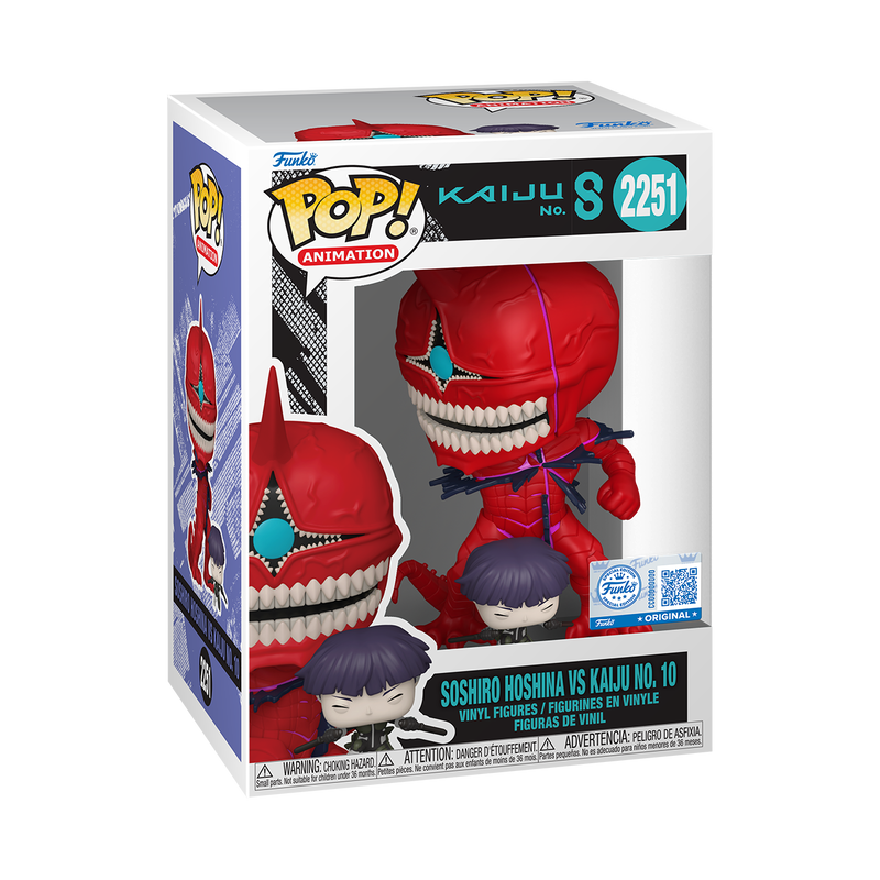 Figura FUNKO POP ANIMATION: KAIJU NO. 8 - HOSHINA & KAIJU NO. 10