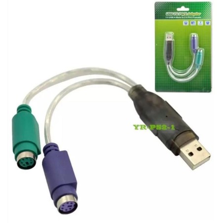 Adapter MicroConnect USB A - 2x PS/2