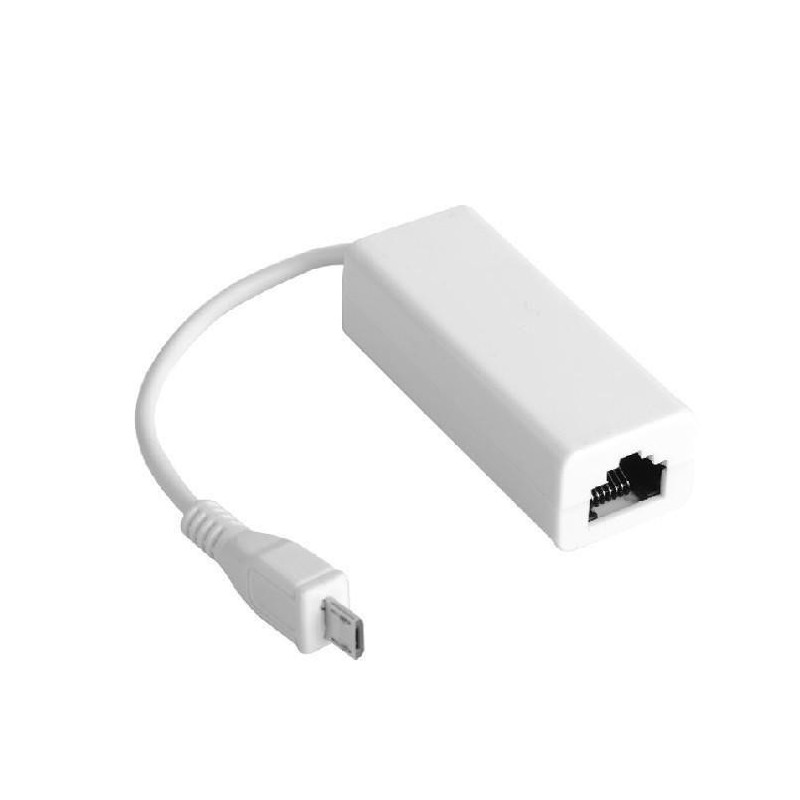 Adapter MicroConnect Micro USB - Ethernet, bel