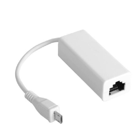 Adapter MicroConnect Micro USB - Ethernet, bel