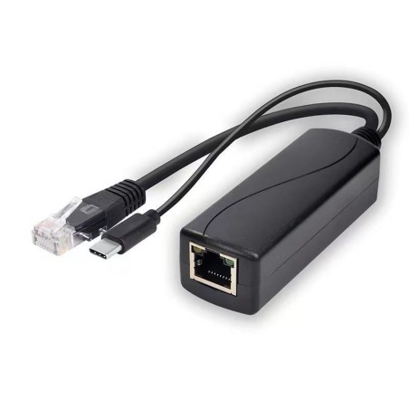Adapter MicroConnect USB-C - RJ45, PoE