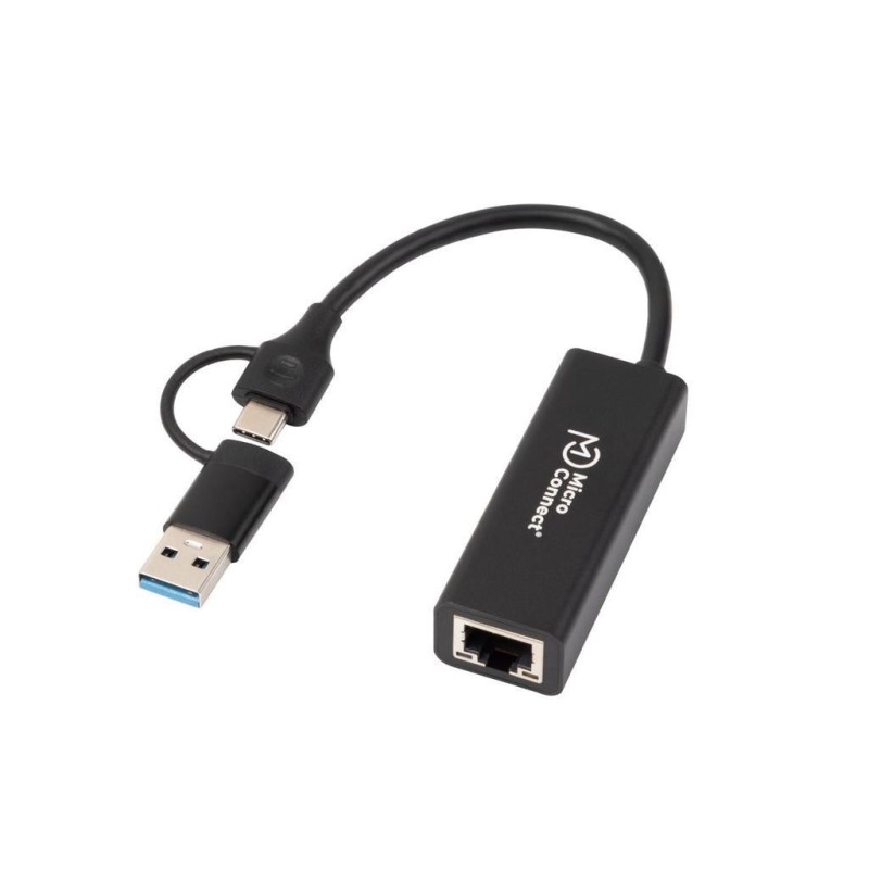 Adapter MicroConnect Premium USB-C/A - RJ45