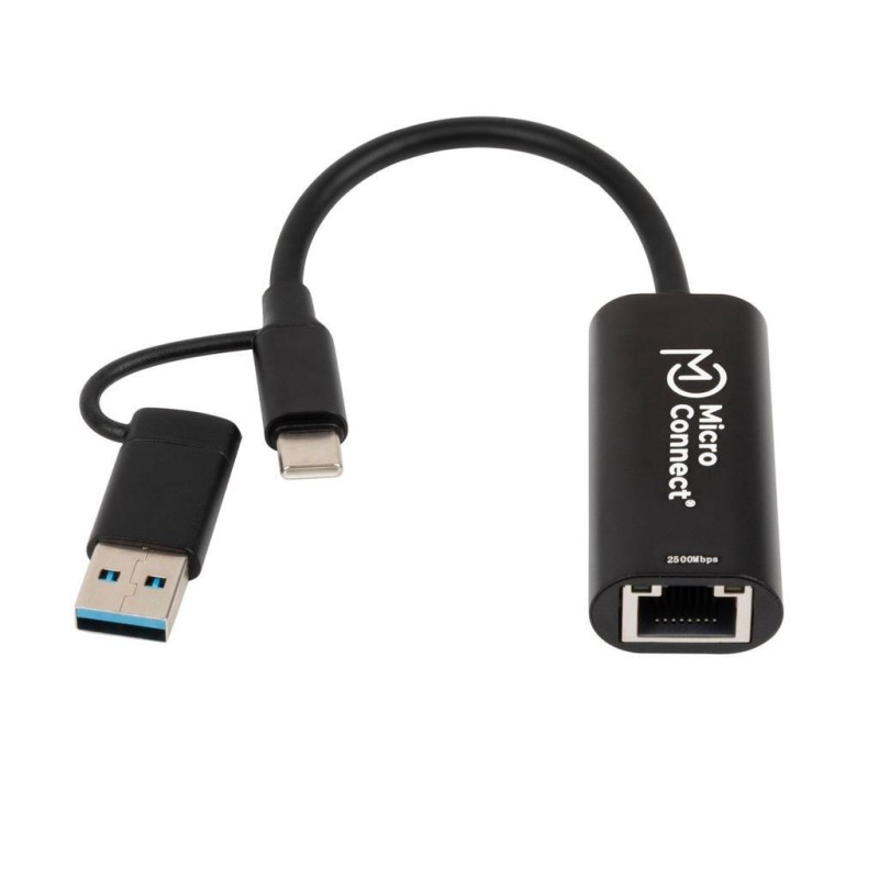 Adapter MicroConnect Premium USB-C/A - RJ45