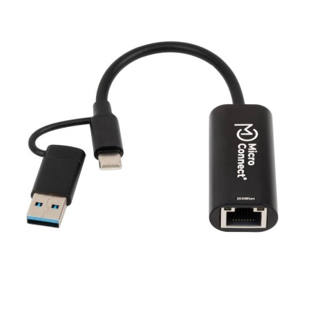 Adapter MicroConnect Premium USB-C/A - RJ45